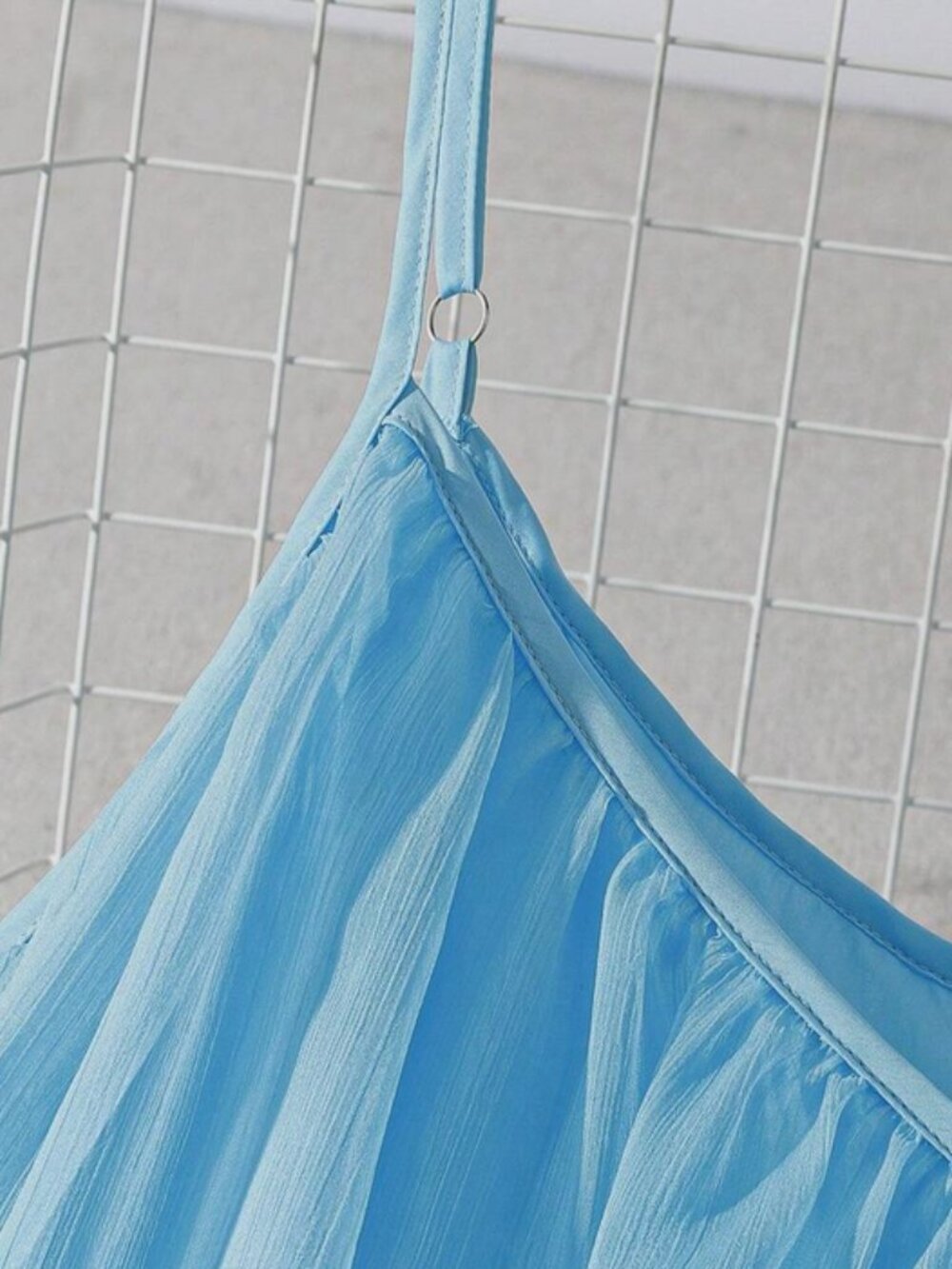 Blue Cake Tier Summer Maxi Dress  Size 18 - Picture 2 of 6